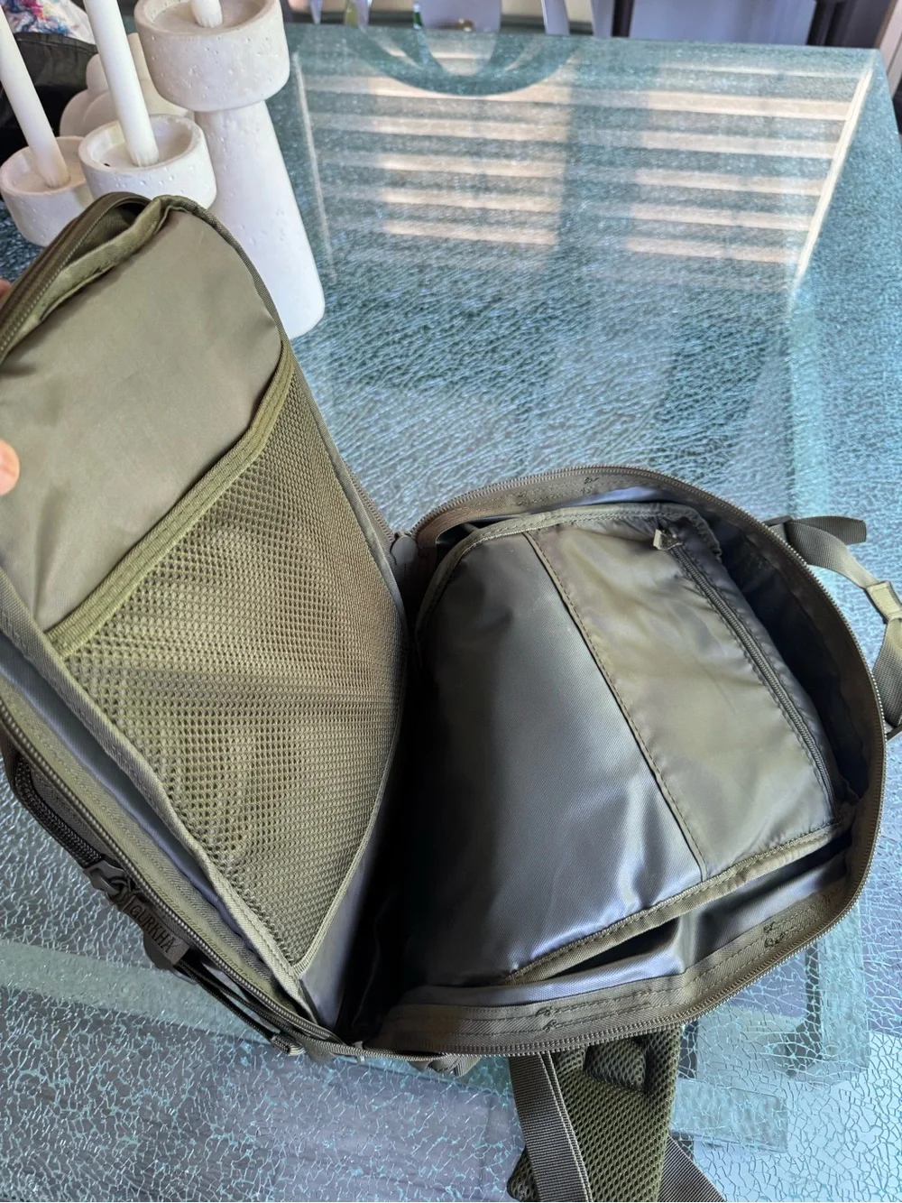 Gurkha Cigars Tactical Men's Backpack in Olive Green
